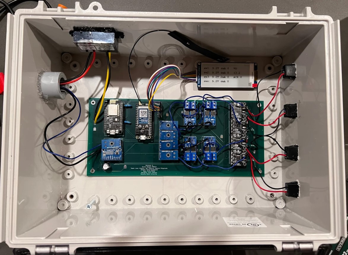 REACH remote energy access and control hub hardware